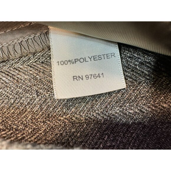 J. Jill Womens Herringbone Trousers Pants Size Brown 10 Career - Picture 3 of 10